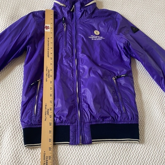 Gaastra jacket sailing raincoat sz small zip front hoodie women's - Picture 9 of 14